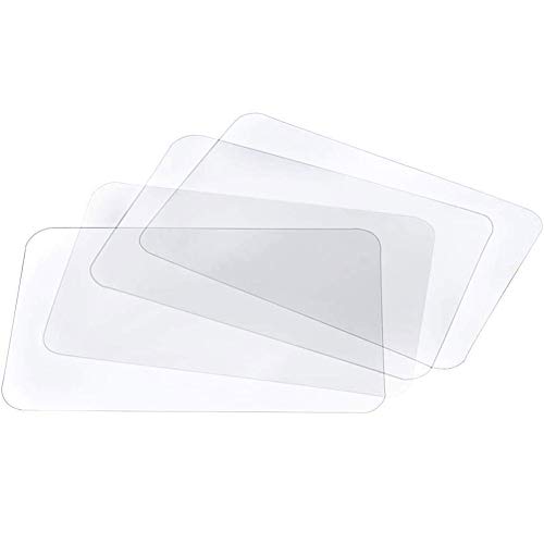 Camister Transparentes Platzdeckchen, waschbar, hitzebeständig, nicht für die Küche, Tischset, Tisch (8 Stück) von Camister