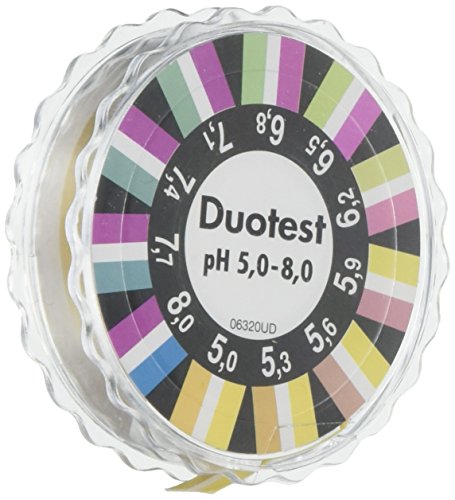 Camlab 1138826 DUOTEST pH 5.0-8.0 Strip, 5 m x 10 mm Spule von Camlab
