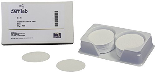 Camlab 1171246 Glas-Mikrofaser-Filterpapier, Klasse 263, 0,7 µm, Durchmesser 55 mm, 100 Stück von Camlab