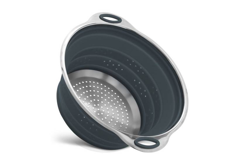 Camolo Nudelsieb Abtropfsieb Sieb Küchensieb Faltbar Klappbar, Silikon, Edelstahl Camolo Nudelsieb Abtropfsieb Sieb Küchensieb Faltbar Klappbar, Silikon, Edelstahl von Camolo