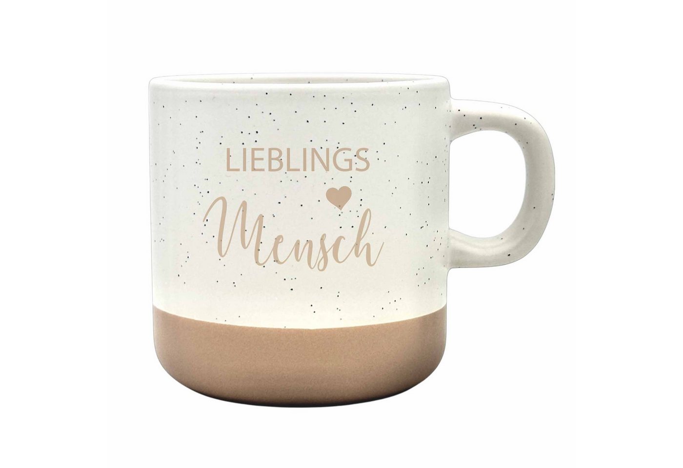 Camolo Tasse Kaffeetasse Steingut Lieblingsmensch, Keramik Camolo Tasse Kaffeetasse Steingut Lieblingsmensch, Keramik von Camolo