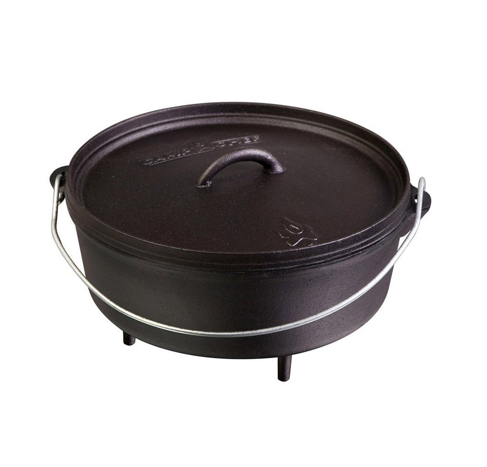 Camp Chef Feuertopf Camp Chef Classic Dutch Oven Topf 25cm Feuertopf Gusseisen - mit Füßen, Gusseisen von Camp Chef