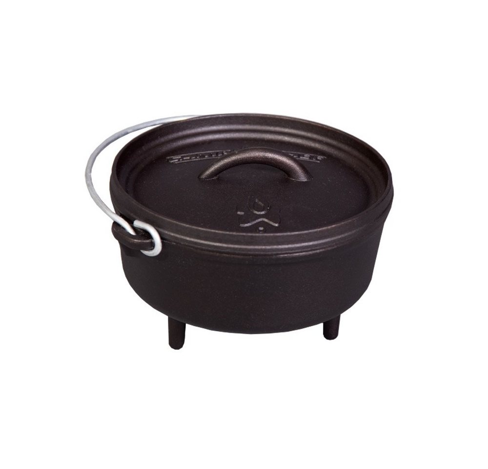 Camp Chef Feuertopf Camp Chef Classic Dutch Oven Topf 20cm Feuertopf Gusseisen mit Füßen, Gusseisen von Camp Chef