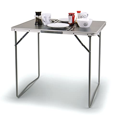 Campingtisch Klapptisch Alu - Jesper Serie, 60 x 80 x 69 cm, Dunkelgrau, Falttisch von Camp4