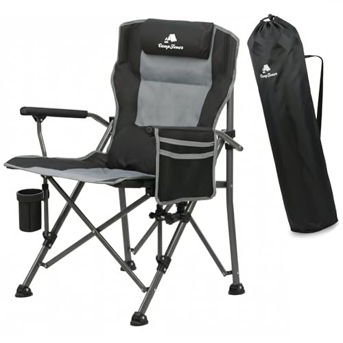 CampFeuer Angelstuhl Grau/Schwarz | Campingstuhl Faltbar, Faltbarer Karpfenstuhl | Outdoor Travelchair für Camping, Zelten, Angeln | Fischerstuhl klappbar, Carp Chair, Klappstuhl CampFeuer Angelstuhl Grau/Schwarz | Campingstuhl Faltbar, Faltbarer Karpfenstuhl | Outdoor Travelchair für Camping, Zelten, Angeln | Fischerstuhl klappbar, Carp Chair, Klappstuhl von CampFeuer