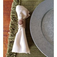 Keramik Serviettenring 2Er Set Rustikale Western Serviettenringe 2 Serviettenringhalter von CampKennedyClay