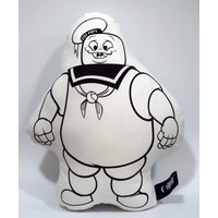 Ghostbusters Stay Puft Dekokissen Illow Stay Puft Marshmallows 80Er Film Geek Geschenk Großes Wohnheim von Campanimation