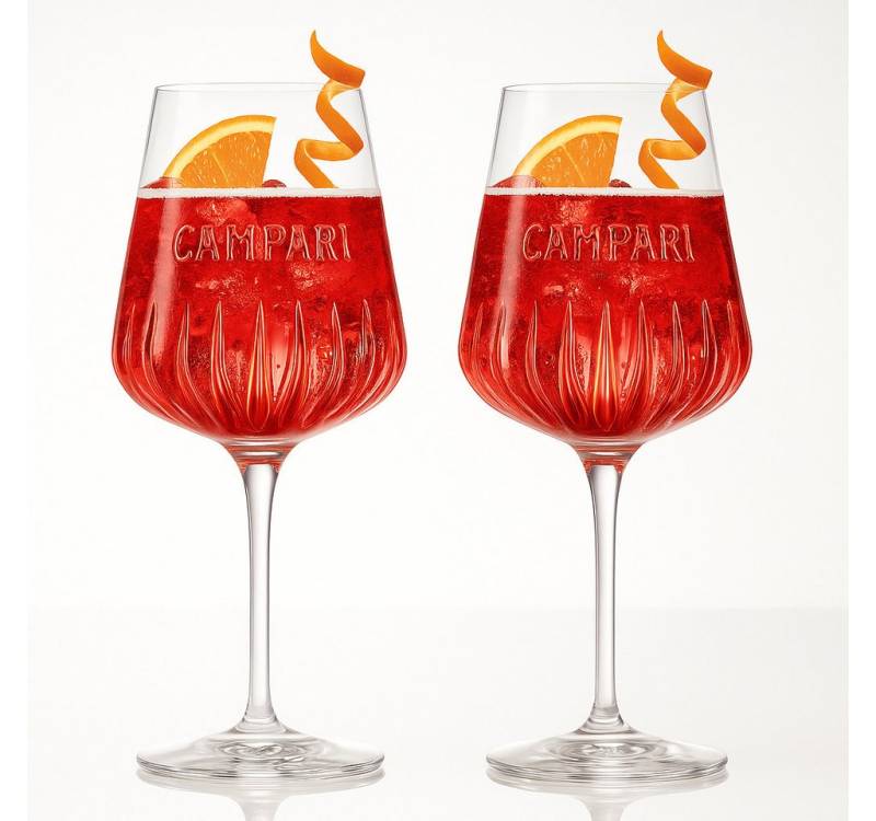 Campari Cocktailglas Campari Cocktailgläser – 2er Set, Original Campari Weingläser 0,49 L Campari Cocktailglas Campari Cocktailgläser – 2er Set, Original Campari Weingläser 0,49 L von Campari