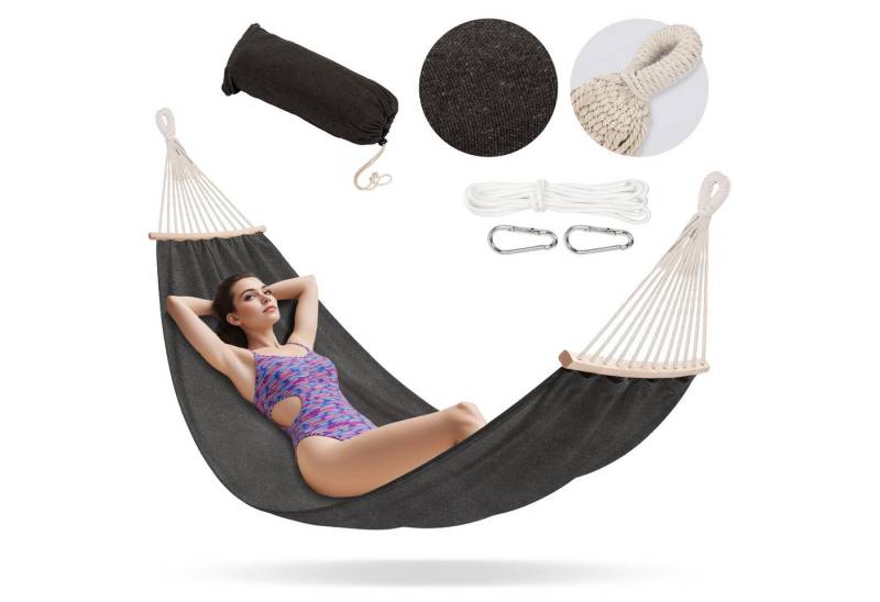 Campela Stabhängematte Gartenhängematte Reisehängematte für zwei Personen 200x150 cm von Campela