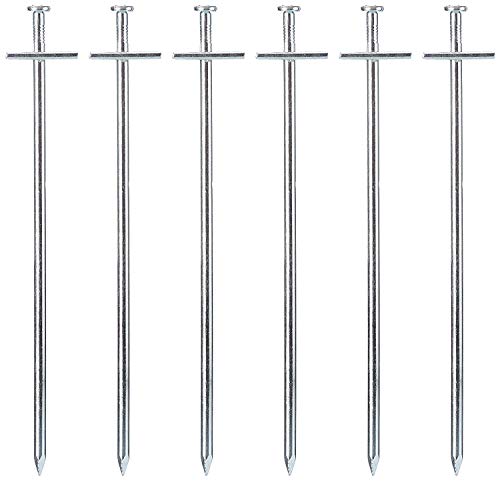 10 Pack Felsbodenhering Zelt-Heringe Felsbodennagel 23cm x 6mm Zeltnagel Erdnagel Stahl Pflog von Campfrei