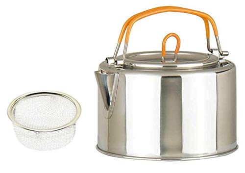 Campfrei 1L Edelstahl Wasserkessel mit Sieb Teekessel Wasserkocher 300g Campfrei 1L Edelstahl Wasserkessel mit Sieb Teekessel Wasserkocher 300g von Campfrei