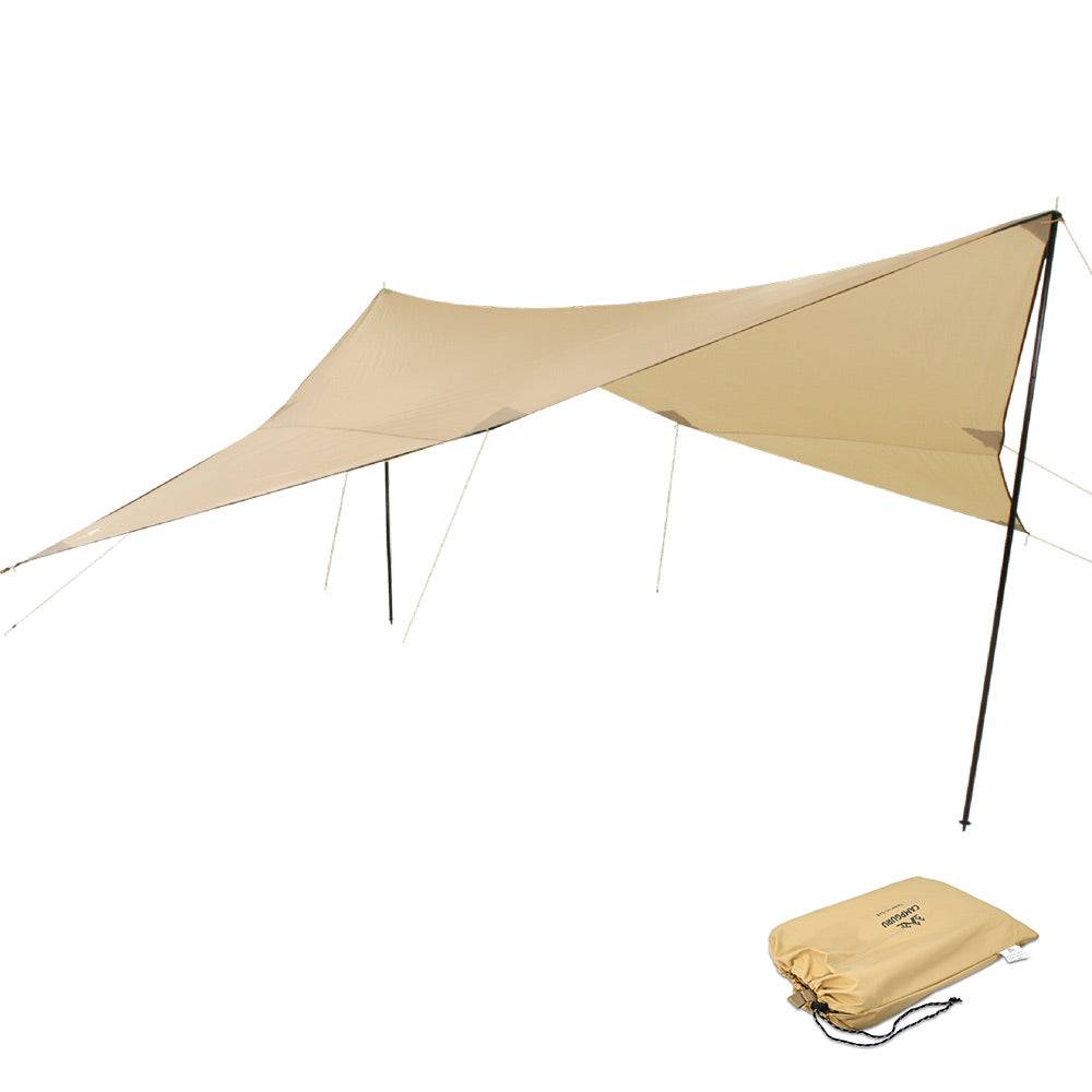 CAMPGURU Tarp Sonnen Segel Camping Vor Zelt Wind Schutz Plane Dach Baumwolle-3 x 4 m CAMPGURU Tarp Sonnen Segel Camping Vor Zelt Wind Schutz Plane Dach Baumwolle-3 x 4 m von Campguru