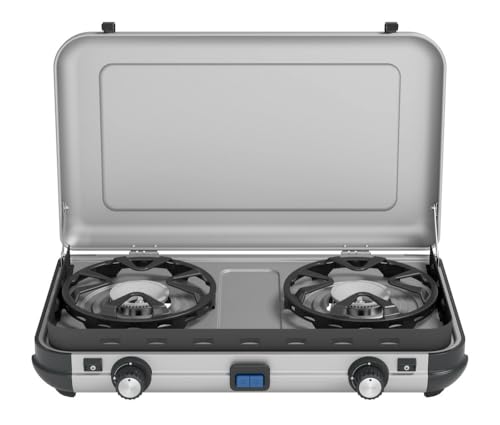 Campingaz Camping-Küche 2 Maxi CV, Gaskocher (grau, 2 Kochfelder 2x 1,8 kW, für CV470 Plus) by Campingaz von Campingaz
