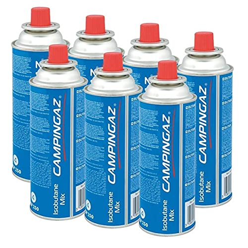 Campingaz Ventil-Gaskartusche CP 250 - Isobutane Mix (7er Pack) von Campingaz