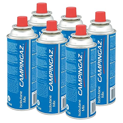 Campingaz Ventil-Gaskartusche CP 250 - Isobutane Mix (6er Pack) von Campingaz