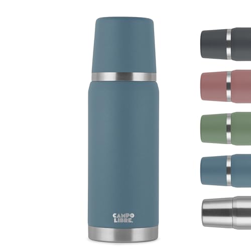 Campo Libre. Jaco® I Thermoskanne 1l & 750ml I Thermos mit Becher I Unsere Thermosflasche hält mind. 24h heiß I Isolierkanne mit hochqualitativer Doppelwandisolierung ist zu 100% auslaufsicher von Campo Libre.