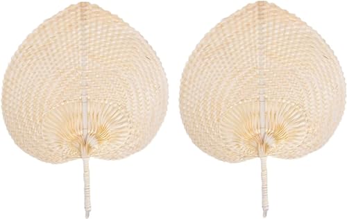Campsie Natürliche Bastfächer | Handgefertigter Fächer Natürliche Sauna Fächer | Natürliche Bast Bambus Gesponnener Fan Im Chinesischen Stil | Handfächer Kühlventilator Für Gewebte Fan von Campsie