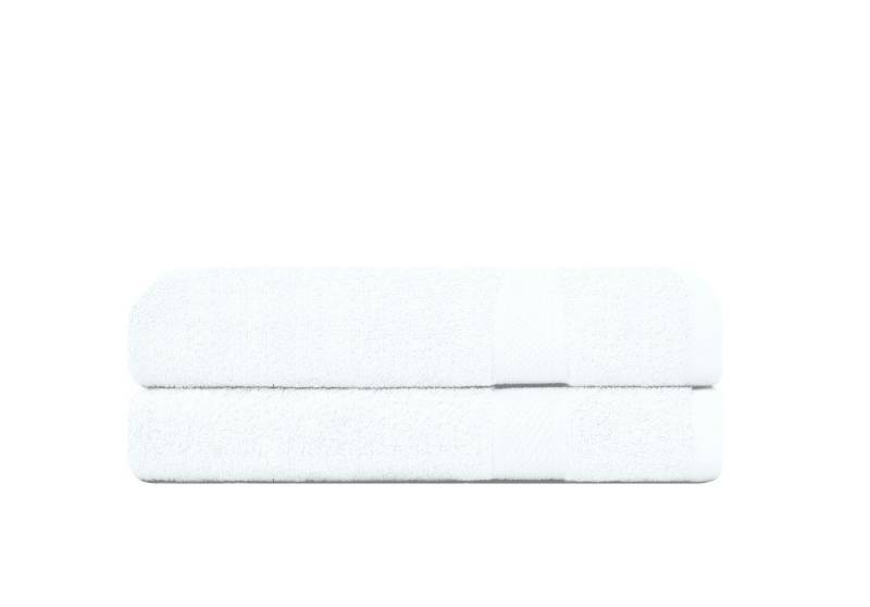 Camry Handtuch Set Badetücher 70x140 cm und Handtücher 50x100 cm - weich & saugstark, dick, mit schöner Rundum-Bordüre von Camry
