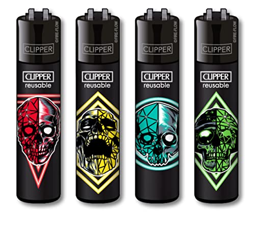 Clipper® - Skulls #20 - 4er Set - inkl. exkl. CKS Filtertip von Can Kultur Shop