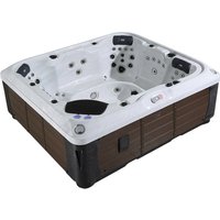 Canadian Spa Whirlpool »Alberta AI«, 240 x 216 x 93 cm, 6 Personen, mit Soundsystem und LED - braun von Canadian Spa