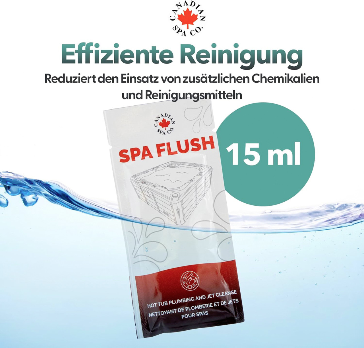 Canadian Spa Whirlpool-Reinigungsgel Spa Flush Spülung von Canadian Spa