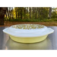 Pyrex, Verde, Geteilte Kasserolle Mit Deckeln von CanadianaCollector