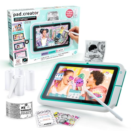 Canal Toys Pad Creator – Instant Print Kreativtablet für Kinder – Fotobearbeitung & Direktdruck – DIY Zeichnen & Drucken – CLK 023, Mehrfarbig von Canal Toys