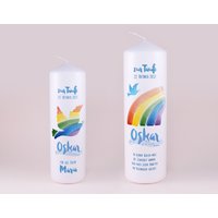 Patenkerze Mit Taufspruch von CanbellaKerzen