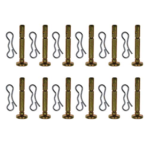 12 Packung Scherbolzen und Splint für MTD 738-04124A und 714-04040 Länge 4,21 cm von Cancanle