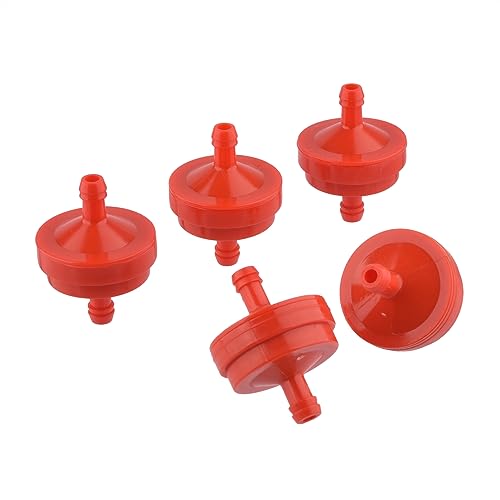5 Stück Kraftstofffilter für Briggs Stratton 7–15HP Professional Serie Extended Life Serie Rutscher Traktor Motor mit 150 Mikron 5 Stück Kraftstofffilter für Briggs Stratton 7–15HP Professional Serie Extended Life Serie Rutscher Traktor Motor mit 150 Mikron von Cancanle