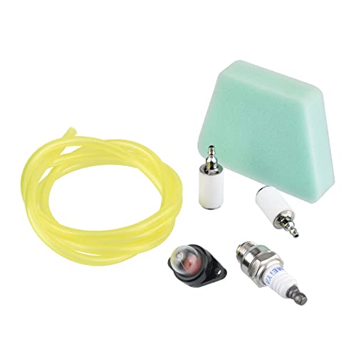 Cancanle Kraftstofffilter Luftfilter Gasleitung Primer Glühlampe Zündkerze für McCulloch 2000 3200 3500 3516 Kettensäge von Cancanle