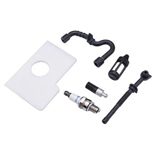Cancanle Luftfilter Kraftstofffilter Ölfilter Zündkerze Ölschlauch Kraftstoffleitung Für Stihl 017 018 MS170 MS180 MS 170 180 Kettensäge von Cancanle