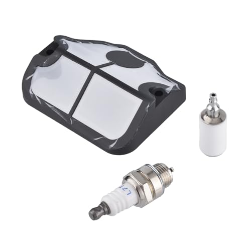 Cancanle Luftfilter Gas Kraftstofffilter Zündkerze Service Kit für Husqvarna 36 41 136 LE 137 137E 141 141LE 142 142E Kettensäge von Cancanle