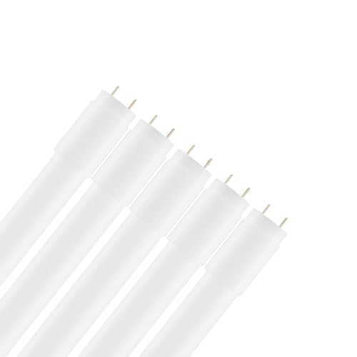 Candelastika 5 Stück LED Röhre T8 120 cm 18W/840 G13 neutralweiß 4000K – LED-Neonröhre inkl. LED Starter – 2160 Lumen – nicht dimmbar - 270° Ausstrahlungswinkel – Ersatz für 36 Watt Leuchtstoffröhre von Candelastika