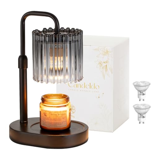 Candeldo Kerzenwärmer Lampe Candle Warmer: Candle Warmer Lamp Kerzenwärmer Duftlampe Elektrisch Wärmelampe für Duftkerze Kerzen Lampe Geschenke für Frauen Beste Freundin von Candeldo