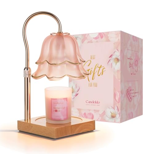 Candeldo Kerzenwärmer Lampe Candle Warmer: Candle Warmer Lamp Kerzenwärmer mit Duftkerze Duftlampe Kerzen Lampe Geschenke für Frauen Beste Freundin Mama von Candeldo