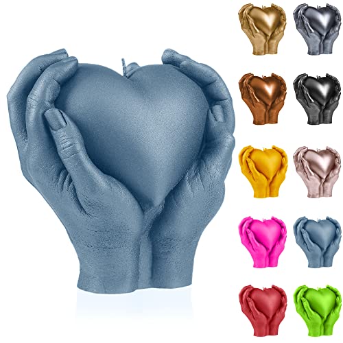 Candellana Hand LOVE Edition Kerze - Kerze für Valentinstag -Valentinstag Kerzen - Geschenkidee - Kerze Herz - Romantische Deko - Liebes Kerzen - Handgemachtes Geschenk, 140x90x150mm Candellana Hand LOVE Edition Kerze - Kerze für Valentinstag -Valentinstag Kerzen - Geschenkidee - Kerze Herz - Romantische Deko - Liebes Kerzen - Handgemachtes Geschenk, 140x90x150mm von Candellana