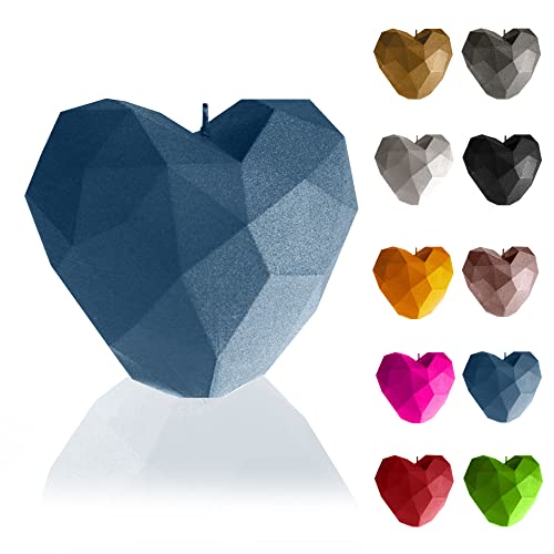 Candellana Heart Low-Poly Kerze - Kerze für Valentinstag -Valentinstag Kerzen - Geschenkidee - Kerze Herz - Romantische Deko - Liebes Kerzen - Handgemachtes Geschenk von Candellana