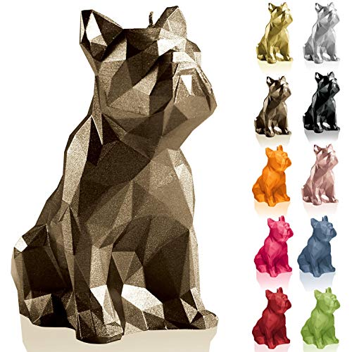 Candellana Handmade Bulldog Low-Poly Kerze Geschenk- Lustig - Dekorative Kerze - Home Décor - Geschenke für Freunde - Baumwolle Docht - Brenndauer 24h - Messing Kerze Candellana Handmade Bulldog Low-Poly Kerze Geschenk- Lustig - Dekorative Kerze - Home Décor - Geschenke für Freunde - Baumwolle Docht - Brenndauer 24h - Messing Kerze von Candellana