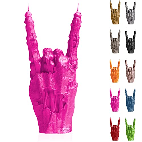 Candellana Zombie Deko Kerze - Zombie Hand Deko - Halloween Deko Hand - Gothic Deko - Grunge Deko Kerze - Heavy Metal Deko - Grunge Room Decor Zombie Hand RCK von Candellana