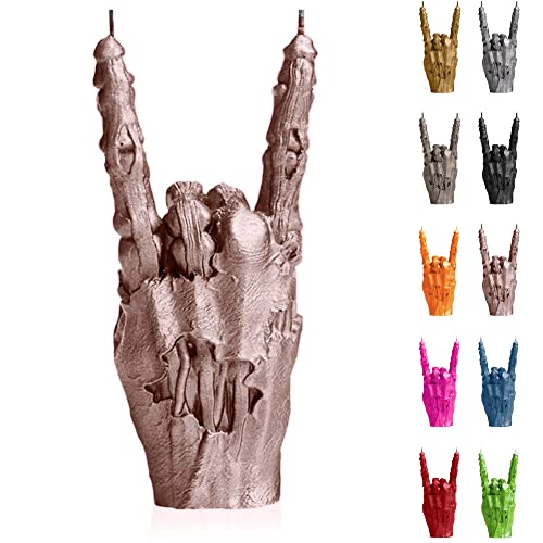 Candellana Zombie Deko Kerze - Zombie Hand Deko - Halloween Deko Hand - Gothic Deko - Grunge Deko Kerze - Heavy Metal Deko - Grunge Room Decor Zombie Hand RCK von Candellana