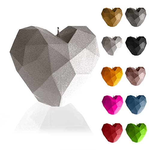 Candellana Heart Low-Poly Kerze - Kerze für Valentinstag -Valentinstag Kerzen - Geschenkidee - Kerze Herz - Romantische Deko - Liebes Kerzen - Handgemachtes Geschenk von Candellana