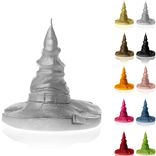 Candellana Halloween Witch Hat Kerze - Halloween Deko - Gothic Deko - Grunge Deko Kerze - Heavy Metal Deko - Karneval Deko - Grunge Room Decor von Candellana