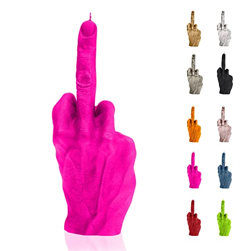 Candellana Kerze in Form eines Mittelfingers | FCK | Höhe: 20 cm | Dunkelrosa | Brennzeit 30h | Kerzengröße gleicht 1:1 einer realen Hand | Handgefertigt in der EU, 222x77x85 mm Candellana Kerze in Form eines Mittelfingers | FCK | Höhe: 20 cm | Dunkelrosa | Brennzeit 30h | Kerzengröße gleicht 1:1 einer realen Hand | Handgefertigt in der EU, 222x77x85 mm von Candellana