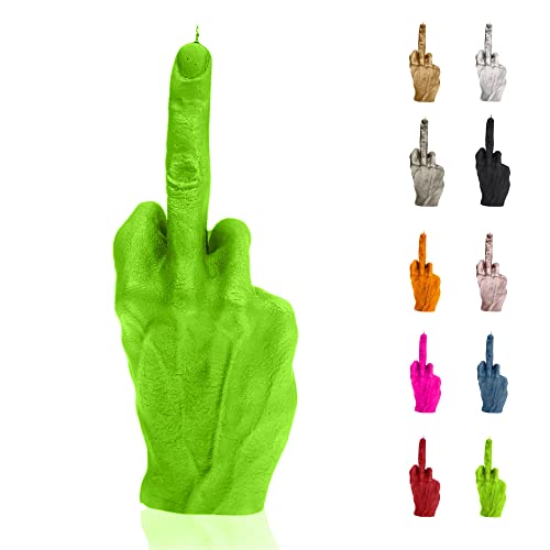 Candellana Mittelfinger Kerze - Mittelfinger Figur - Coole Deko - Gothic Deko - Grunge Deko Kerze - Heavy Metal Deko - Grunge Room Decor - Büro Gadgets - Kerzen Deko - Lustige Kerze Hand FCK, 222x77x85 mm Candellana Mittelfinger Kerze - Mittelfinger Figur - Coole Deko - Gothic Deko - Grunge Deko Kerze - Heavy Metal Deko - Grunge Room Decor - Büro Gadgets - Kerzen Deko - Lustige Kerze Hand FCK, 222x77x85 mm von Candellana