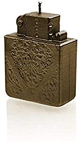 Candellana Handmade Lighter Kerze Geschenk- Lustig - Dekorative Kerze - Home Décor - Geschenke für Freunde - Baumwolle Docht - Brenndauer 12h - Brass Kerze von Candellana