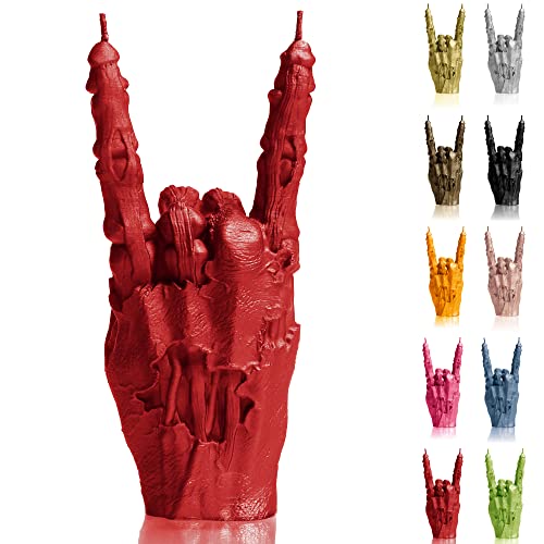 Candellana Zombie Deko Kerze - Zombie Hand Deko - Halloween Deko Hand - Gothic Deko - Grunge Deko Kerze - Heavy Metal Deko - Grunge Room Decor Zombie Hand RCK von Candellana