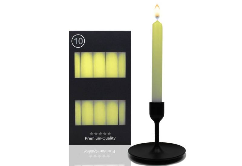 Candelo Tafelkerze 10er Set Tafelkerzen Stabkerzen Grün 18,5cm Kerze 7,5 Std Brenndauer, 10er Set Tafelkerzen - 18,5cm Kerze 7,5 Std Brenndauer - ohne Duft Candelo Tafelkerze 10er Set Tafelkerzen Stabkerzen Grün 18,5cm Kerze 7,5 Std Brenndauer, 10er Set Tafelkerzen - 18,5cm Kerze 7,5 Std Brenndauer - ohne Duft von Candelo