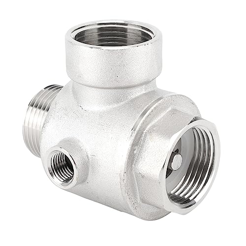 Candeon Rückschlagventil, 5 Wege Messing Rückschlagventil, DN25 1 Zoll Rückschlagventil (30mm) Innengewinde, Federbelastet Rückflussverhinderer Rückschlagventil Für Frequenzumwandlungswasserpumpe von Candeon