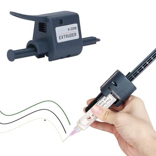 Candeon Lötflux -Kleber -Spender, Lötpaste Extruder -Lötenteilspender mit 1,3 Mm Düse, Manueller Lötpaste -Extruder für Elektroniklötchen von Candeon